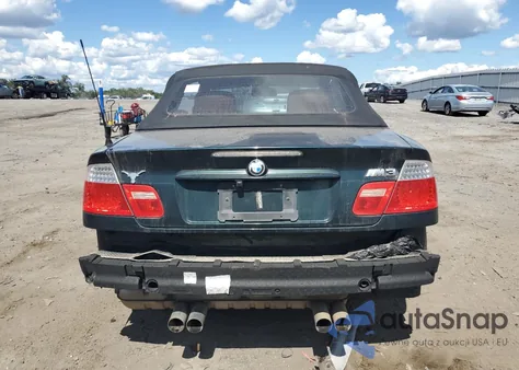 2004 BMW M3 from USA, damaged, VIN WBSBR93454PK04994